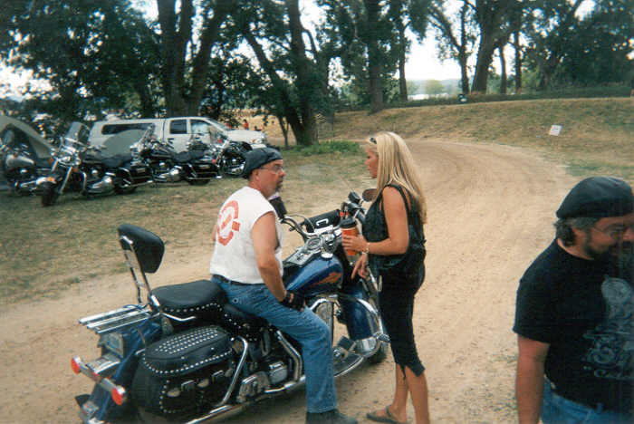 Lamphere campground, Sportster, Patty, Crusher/2003