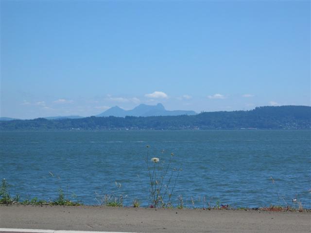 View across lake at Astoria